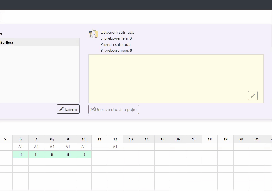 Označavanje dana za ignorisanje 2
