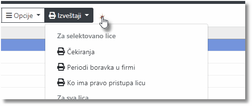 Избор низа дана